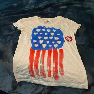 Tee shirt ( Fourth of July) for girls brand new